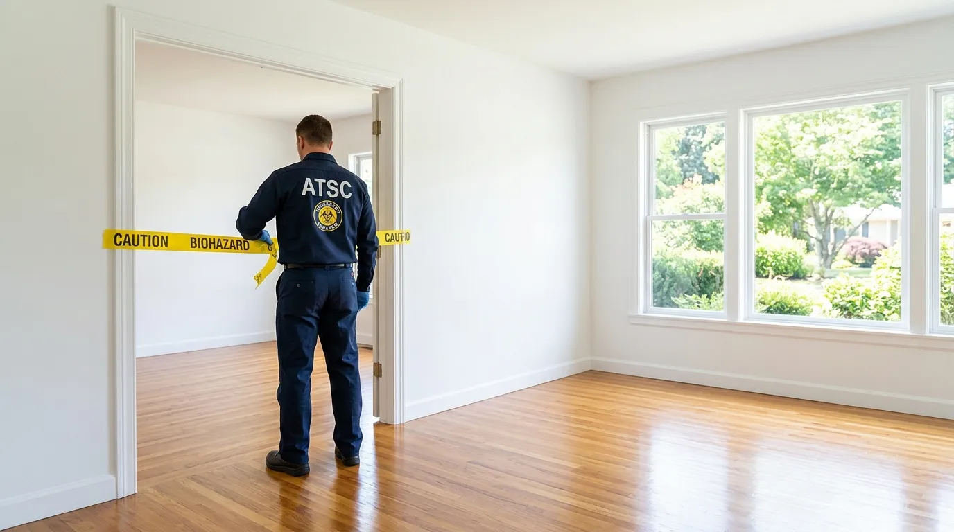 Certified biohazard cleanup crew performing Crime Scene Cleanup in Pinehurst